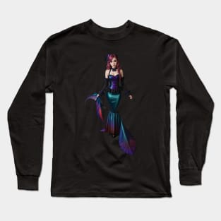 Saloon Mermaid Long Sleeve T-Shirt